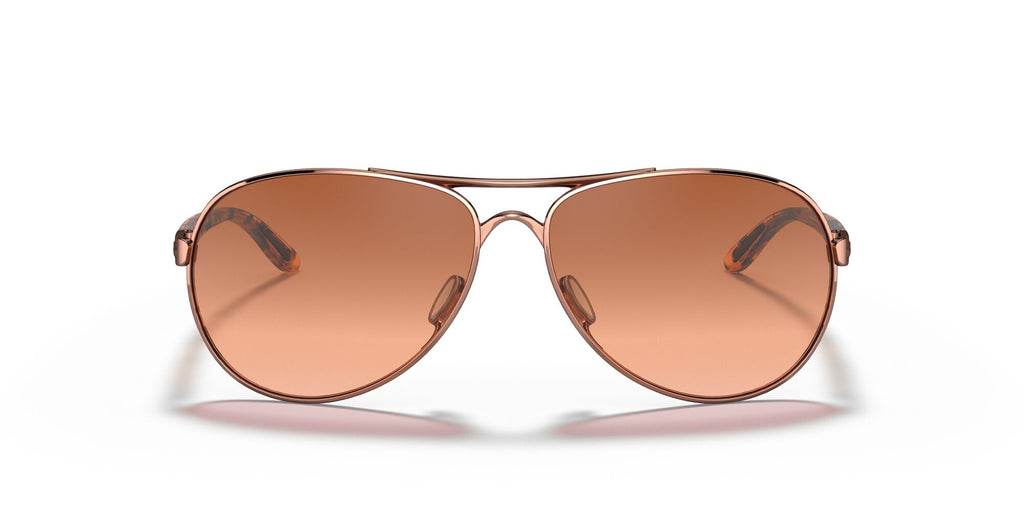 Oakley Feedback 0OO4079 407901 59 Rose Gold / Vr50 Brown Gradient 59 / Plastic / Metal