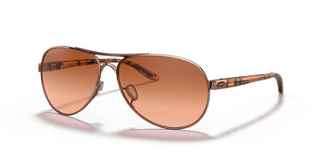 Oakley Feedback 0OO4079 407901 59 Rose Gold / Vr50 Brown Gradient 59 / Plastic / Metal