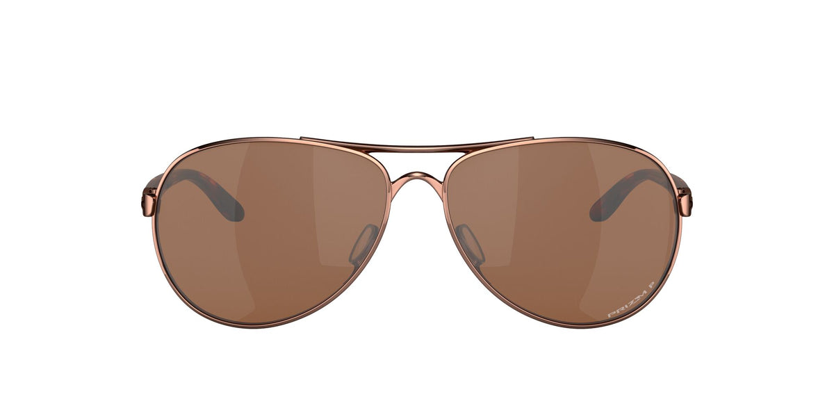 Oakley Feedback 0OO4079 407931 59 Rose Gold / Prizm Tungsten Polarized 59 / Plastic / Metal