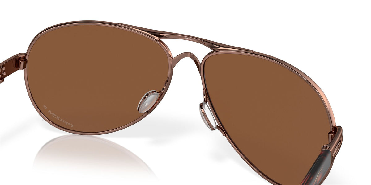 Oakley Feedback 0OO4079 407931 59 Rose Gold / Prizm Tungsten Polarized 59 / Plastic / Metal