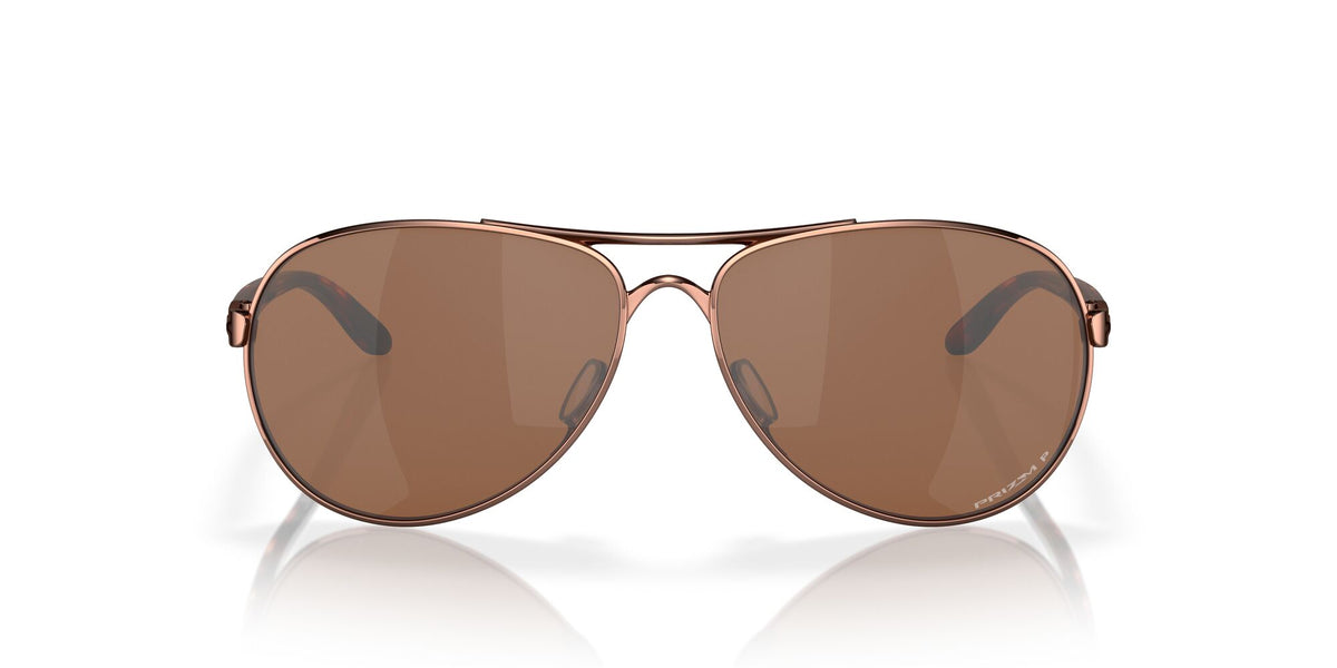 Oakley Feedback 0OO4079 407931 59 Rose Gold / Prizm Tungsten Polarized 59 / Plastic / Metal