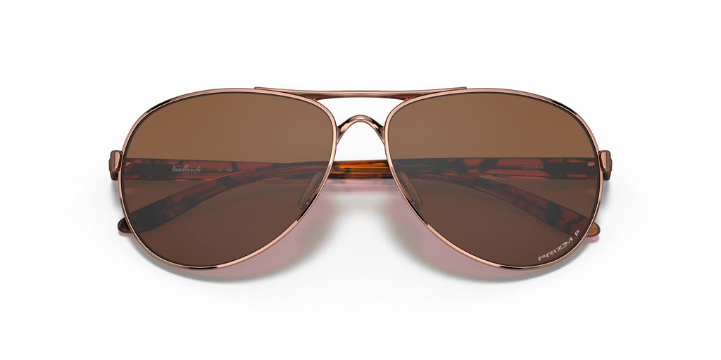 Oakley Feedback 0OO4079 407931 59 Rose Gold / Prizm Tungsten Polarized 59 / Plastic / Metal