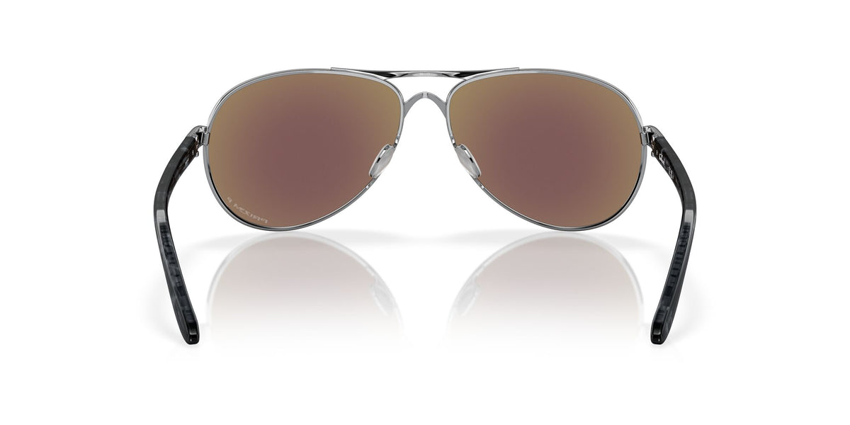 Oakley Feedback 0OO4079 407933 59 Polished Chrome / Prizm Sapphire Polarized 59 / Plastic / Metal