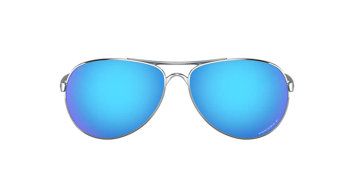 Oakley Feedback 0OO4079 407933 59 Polished Chrome / Prizm Sapphire Polarized 59 / Plastic / Metal