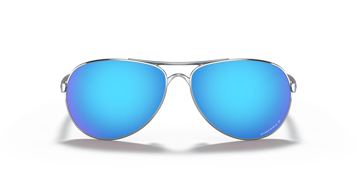Oakley Feedback 0OO4079 407933 59 Polished Chrome / Prizm Sapphire Polarized 59 / Plastic / Metal