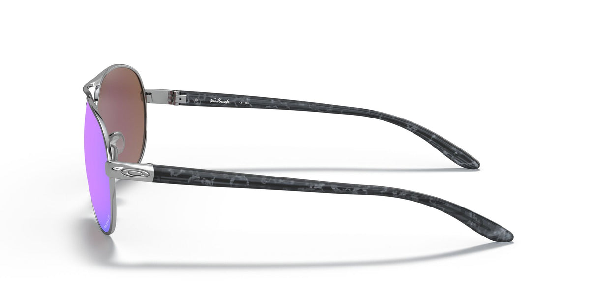 Oakley Feedback 0OO4079 407933 59 Polished Chrome / Prizm Sapphire Polarized 59 / Plastic / Metal