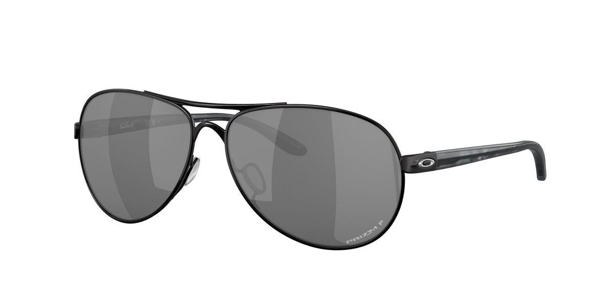 Oakley Feedback 0OO4079 407934 59 Polished Black / Prizm Black Polarized 59 / Plastic / Metal