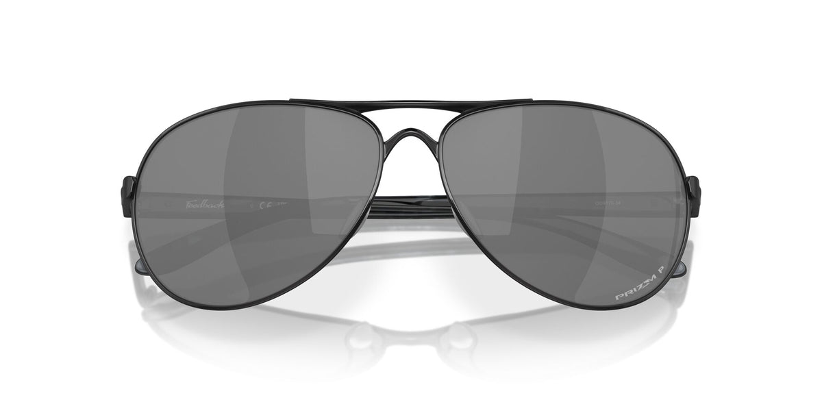 Oakley Feedback 0OO4079 407934 59 Polished Black / Prizm Black Polarized 59 / Plastic / Metal