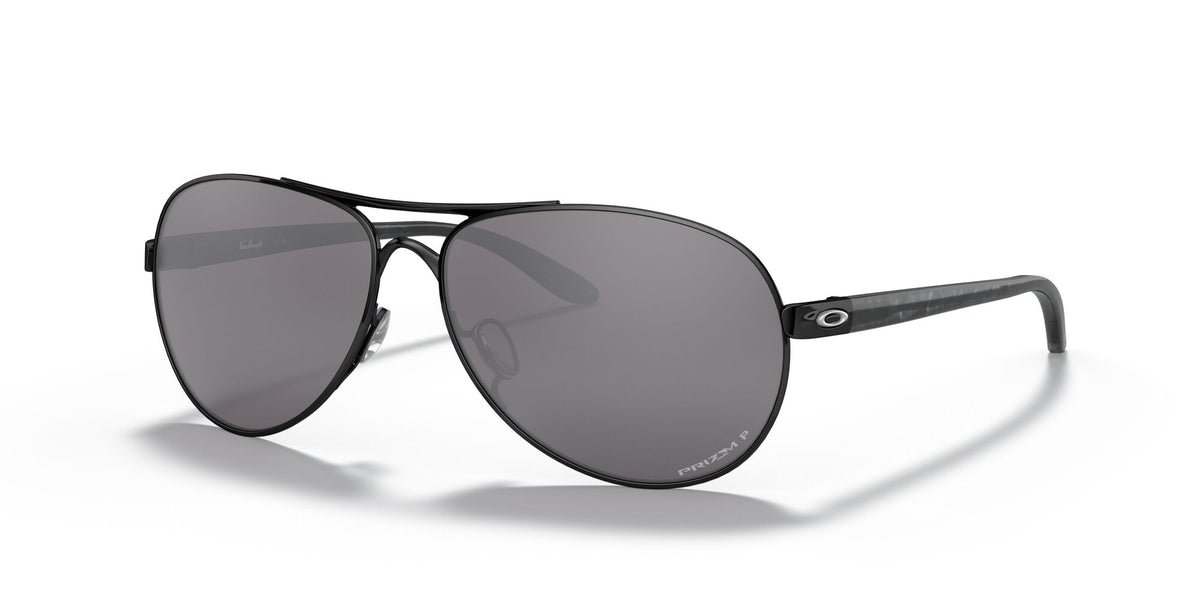 Oakley Feedback 0OO4079 407934 59 Polished Black / Prizm Black Polarized 59 / Plastic / Metal