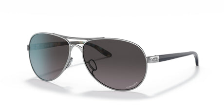 Oakley Feedback 0OO4079 407940 59 Polished Chrome / Prizm Grey Gradient 59 / Plastic / Metal