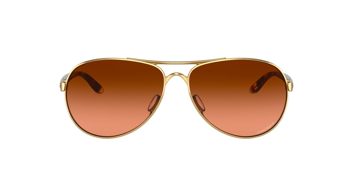 Oakley Feedback 0OO4079 407941 59 Polished Gold / Prizm Brown Gradient 59 / Plastic / Metal