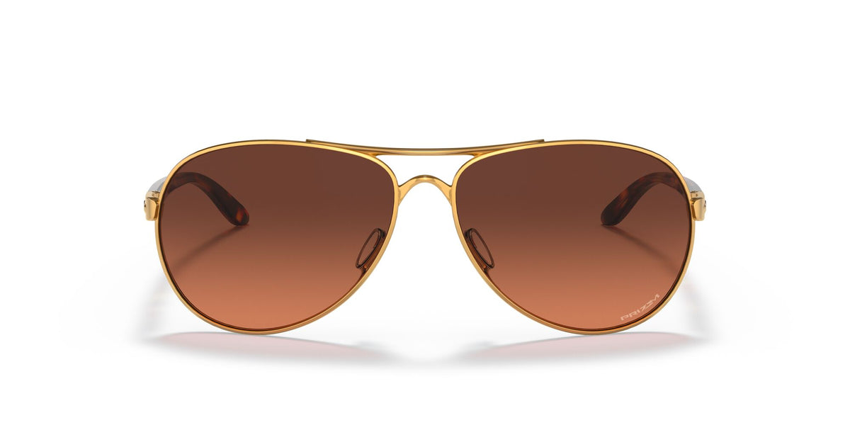 Oakley Feedback 0OO4079 407941 59 Polished Gold / Prizm Brown Gradient 59 / Plastic / Metal