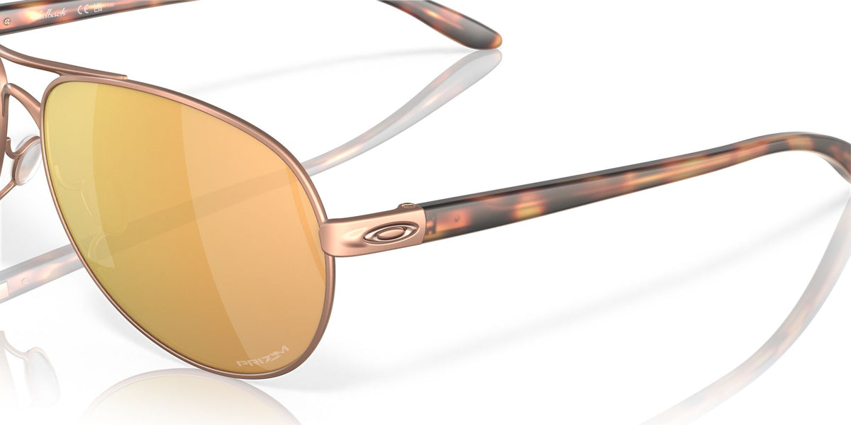 Oakley Feedback 0OO4079 407944 59 Satin Rose Gold / Prizm Rose Gold 59 / Plastic / Metal