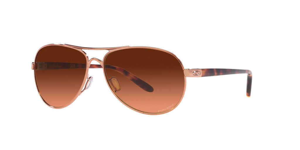 Oakley Feedback 0OO4079 407946 59 Rose Gold / Prizm Brown Gradient 59 / Polycarbonate / C_5 / Metal