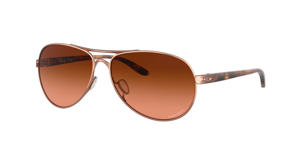 Oakley Feedback 0OO4079 407946 59 Rose Gold / Prizm Brown Gradient 59 / Polycarbonate / C_5 / Metal