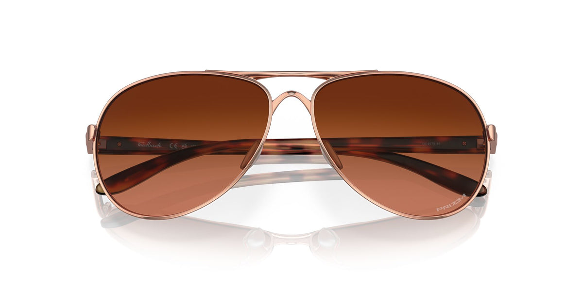 Oakley Feedback 0OO4079 407946 59 Rose Gold / Prizm Brown Gradient 59 / Polycarbonate / C_5 / Metal