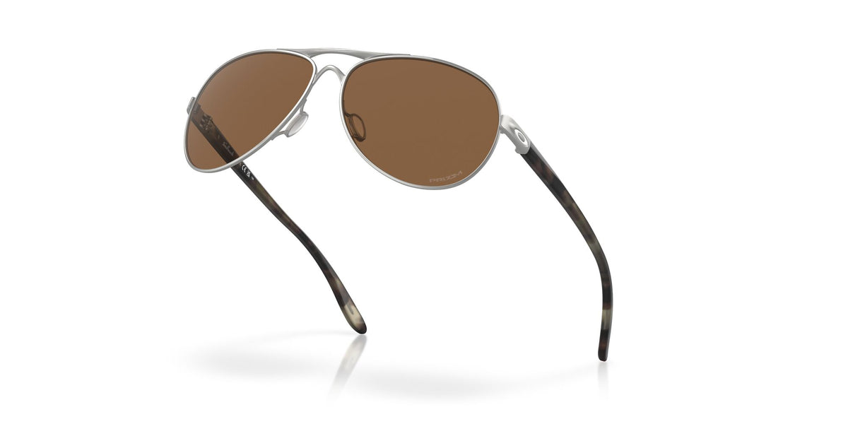 Oakley Feedback 0OO4079 407947 59 Satin Chrome / Prizm Bronze 59 / Polycarbonate / C_5 / Metal