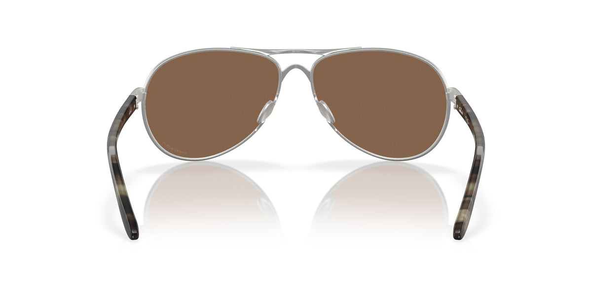 Oakley Feedback 0OO4079 407947 59 Satin Chrome / Prizm Bronze 59 / Polycarbonate / C_5 / Metal
