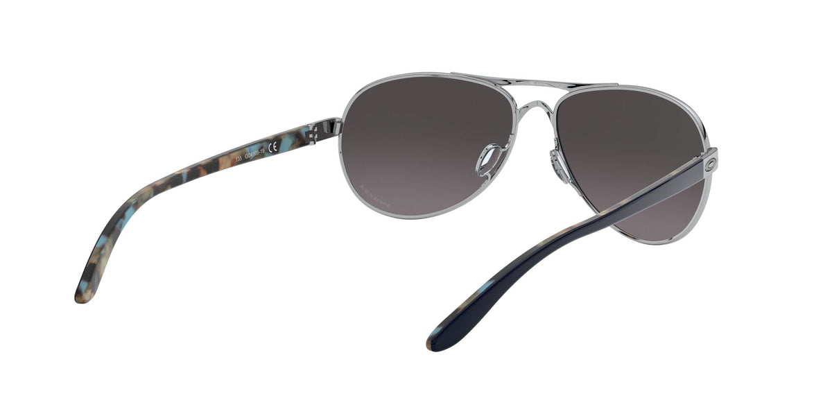 OO 4108 Oakley Tie Breaker Polished Chrome /  Prizm Grey Gradient 56 / Plastic / Metal