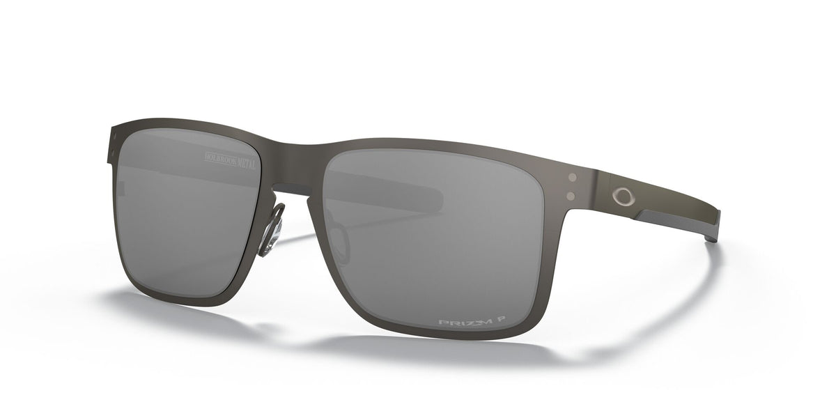 Oakley Holbrook Metal 0OO4123 412306 55 Matte Gunmetal / Prizm Black Polarized 55 / Plastic / Metal