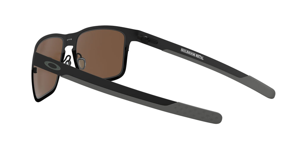 OO 4123 Oakley Holbrook Metal Polished Black /  Prizm 24K Polarised 55 / Plastic / Metal