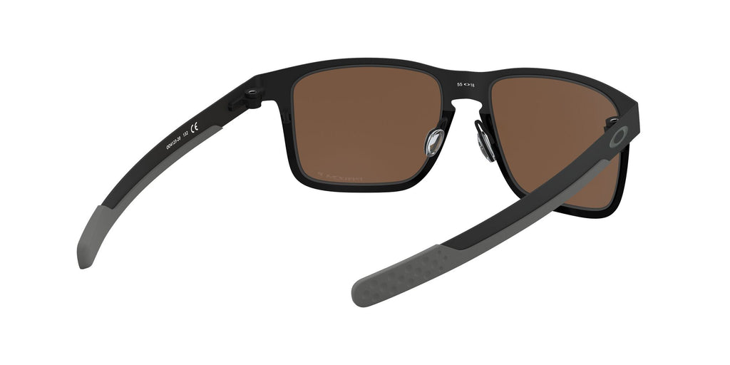 OO 4123 Oakley Holbrook Metal Polished Black /  Prizm 24K Polarised 55 / Plastic / Metal