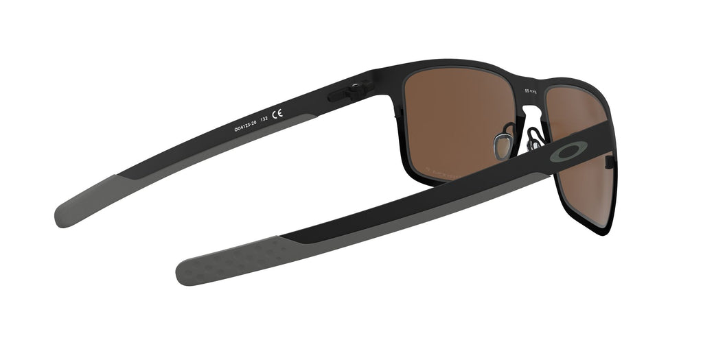 OO 4123 Oakley Holbrook Metal Polished Black /  Prizm 24K Polarised 55 / Plastic / Metal