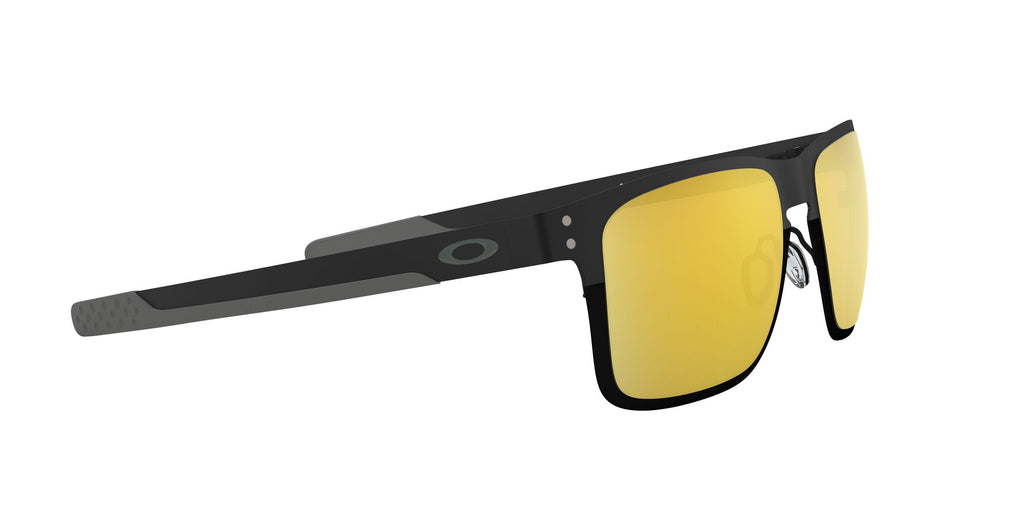 OO 4123 Oakley Holbrook Metal Polished Black /  Prizm 24K Polarised 55 / Plastic / Metal