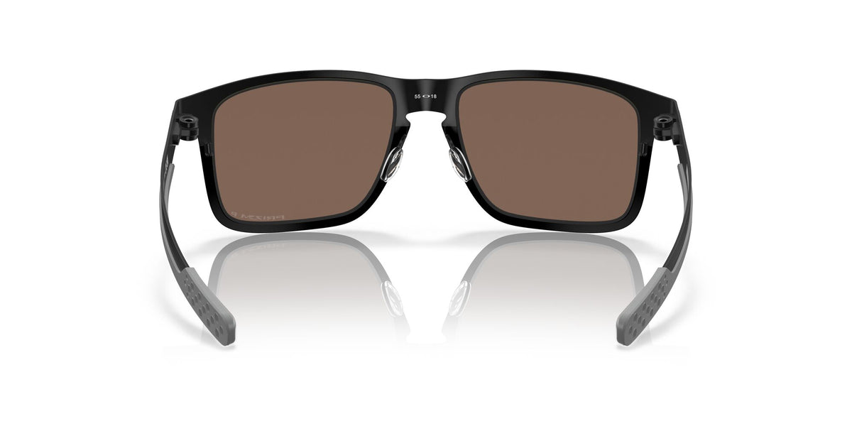 OO 4123 Oakley Holbrook Metal Polished Black /  Prizm 24K Polarised 55 / Plastic / Metal