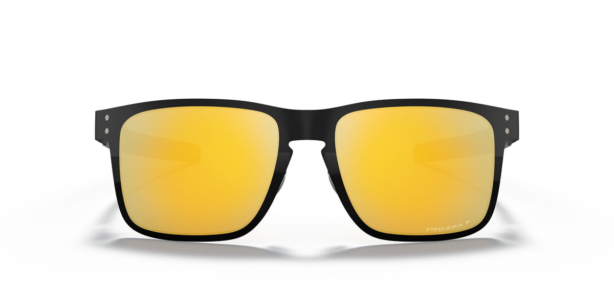 OO 4123 Oakley Holbrook Metal Polished Black /  Prizm 24K Polarised 55 / Plastic / Metal