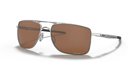 Oakley Gauge 8 0OO4124 412409 62 Polished Chrome / Prizm Tungsten Polarized 62