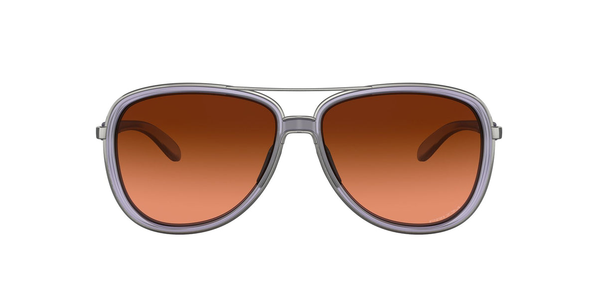 Oakley Split Time 0OO4129 412926 58 Matte Trans Lilac / Prizm Brown Gradient
