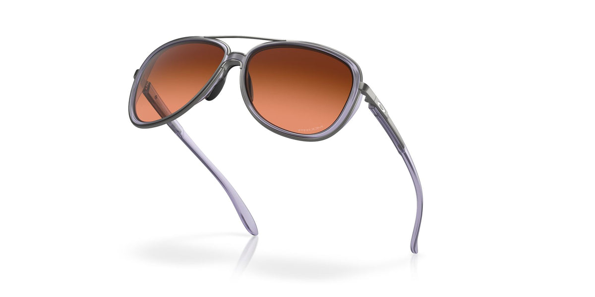 Oakley Split Time 0OO4129 412926 58 Matte Trans Lilac / Prizm Brown Gradient