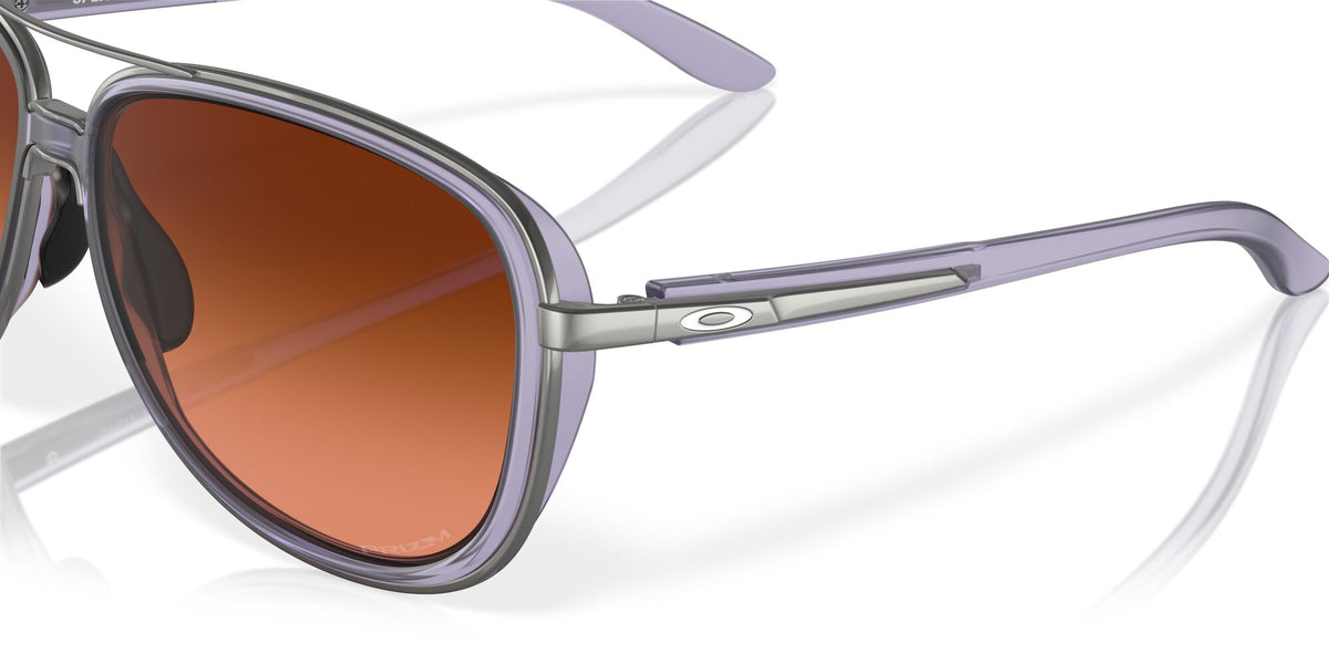 Oakley Split Time 0OO4129 412926 58 Matte Trans Lilac / Prizm Brown Gradient