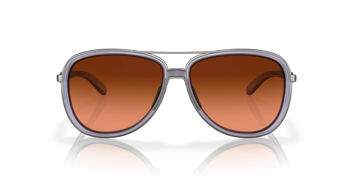 Oakley Split Time 0OO4129 412926 58 Matte Trans Lilac / Prizm Brown Gradient