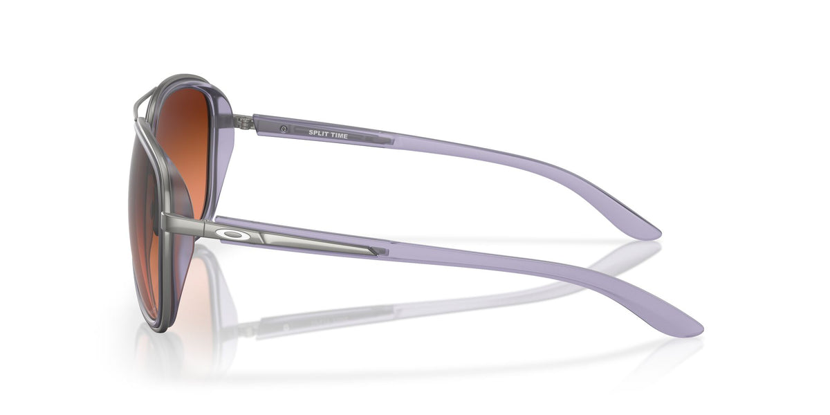 Oakley Split Time 0OO4129 412926 58 Matte Trans Lilac / Prizm Brown Gradient