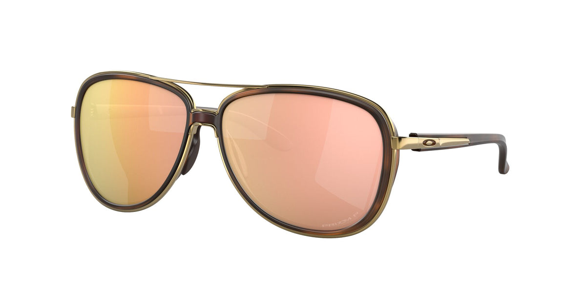 Oakley Split Time 0OO4129 412914 58 Brown Tortoise / Prizm Rose Gold Polarized 58 / Plastic / Metal