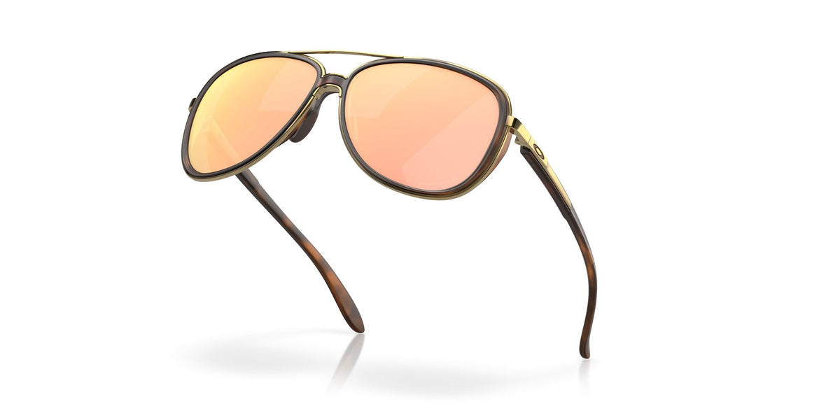 Oakley Split Time 0OO4129 412914 58 Brown Tortoise / Prizm Rose Gold Polarized 58 / Plastic / Metal