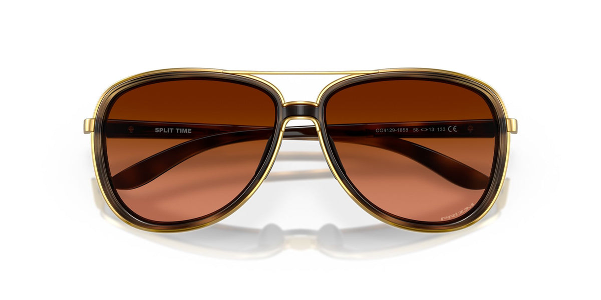 Oakley Split Time 0OO4129 412918 58 Brown Tortoise / Prizm Brown Gradient 58 / Plastic / Metal