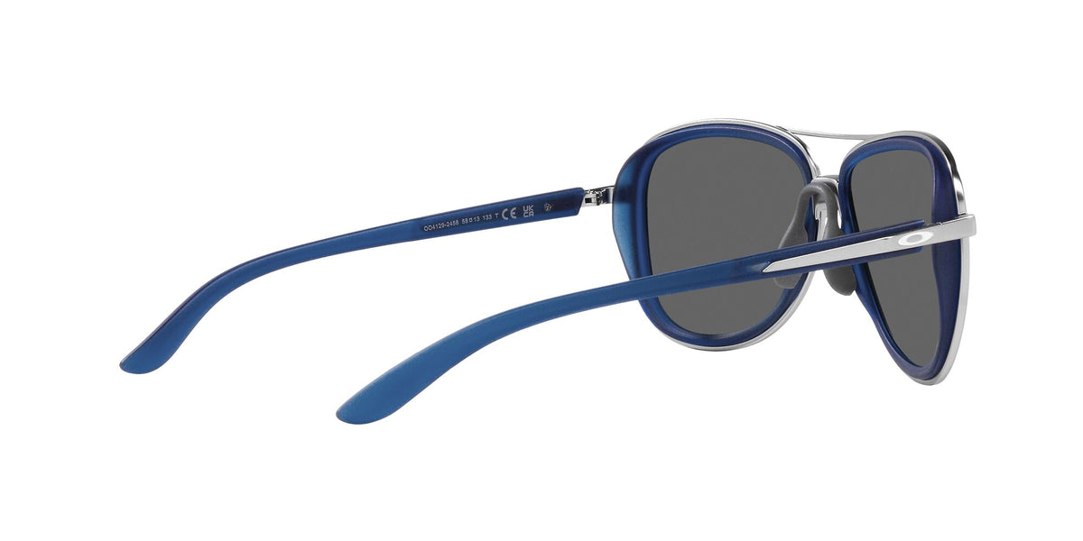 Oakley Split Time 0OO4129 412924 58 Matte Transparent Blue / Prizm Black 58 / Polycarbonate / C_5 / Injected