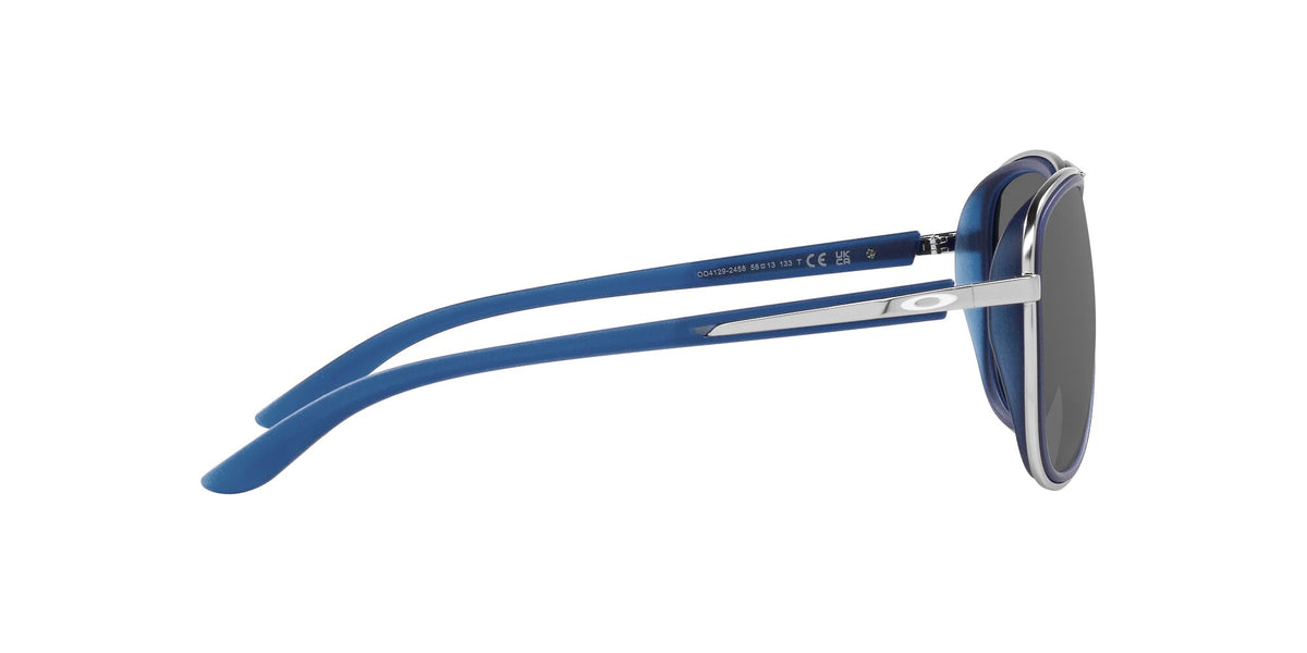 Oakley Split Time 0OO4129 412924 58 Matte Transparent Blue / Prizm Black 58 / Polycarbonate / C_5 / Injected