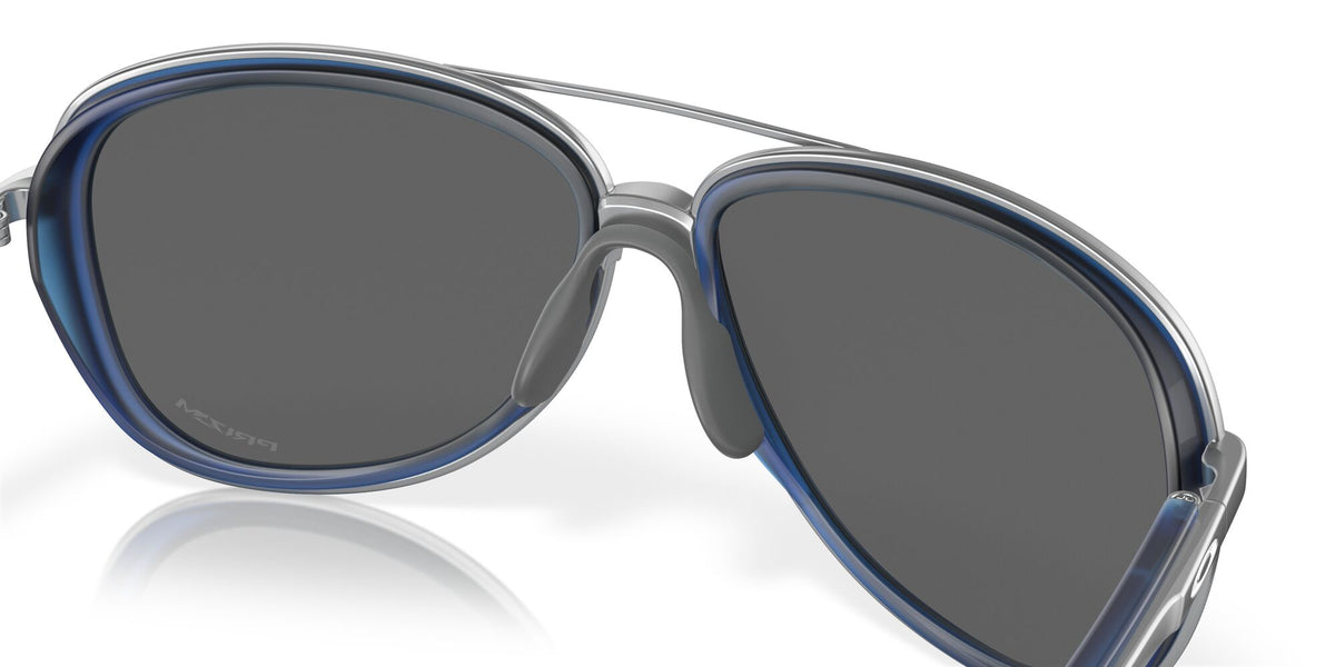 Oakley Split Time 0OO4129 412924 58 Matte Transparent Blue / Prizm Black 58 / Polycarbonate / C_5 / Injected