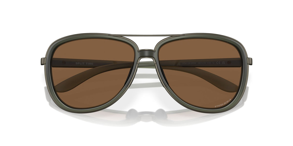 Oakley Split Time 0OO4129 412925 58 Matte Olive Ink / Prizm Bronze 58 / Polycarbonate / C_5 / Injected