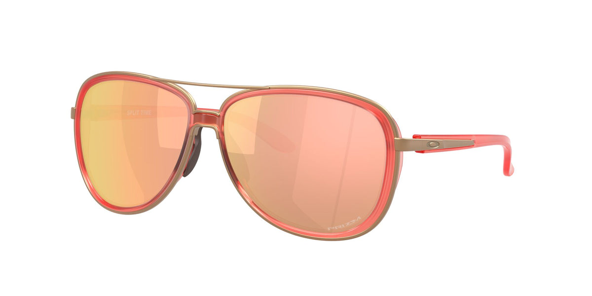 Oakley Split Time OO4129 412930 58 Matt Translucent Peach / Prizm Rose Gold