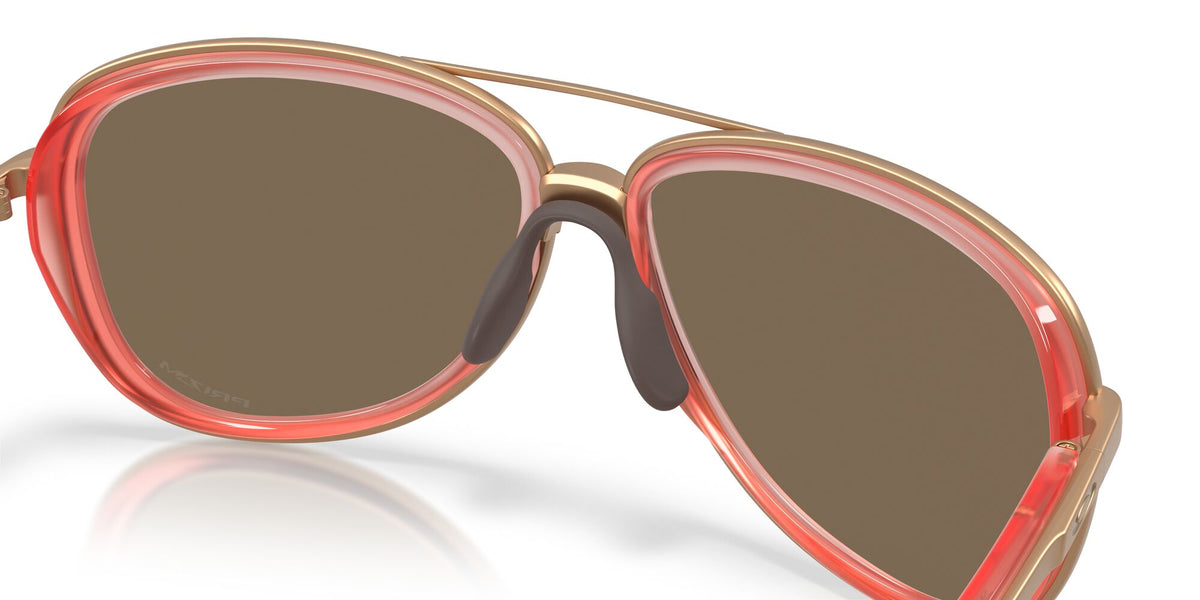 Oakley Split Time OO4129 412930 58 Matt Translucent Peach / Prizm Rose Gold