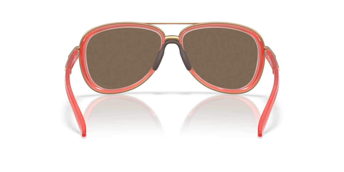 Oakley Split Time OO4129 412930 58 Matt Translucent Peach / Prizm Rose Gold