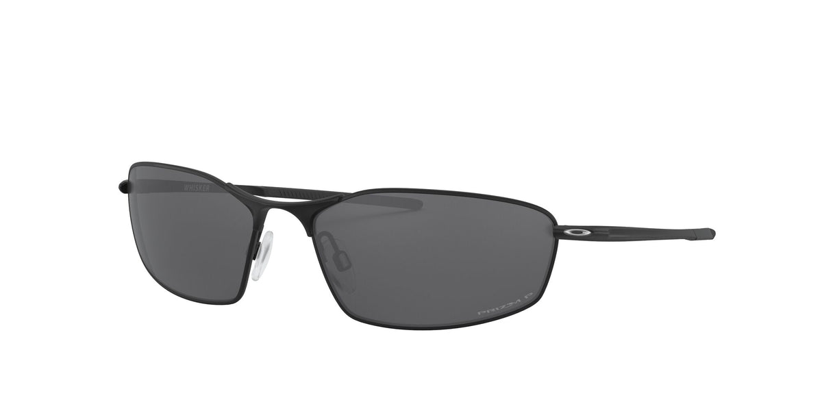 Oakley Whisker 0OO4141 414103 60 Satin Black / Prizm Black Polarized 60