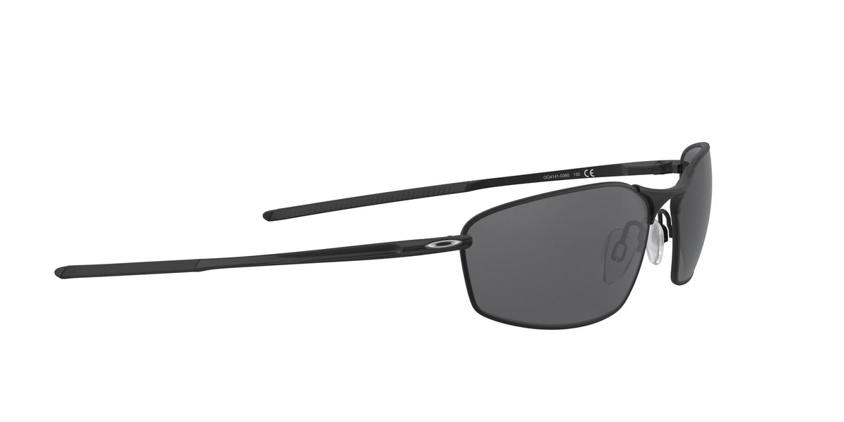 Oakley Whisker 0OO4141 414103 60 Satin Black / Prizm Black Polarized 60
