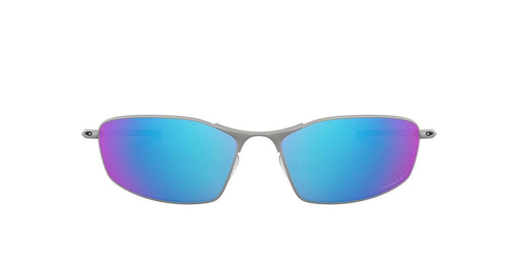 Oakley Whisker 0OO4141 414104 60 Satin Chrome / Prizm Sapphire Polarized 60