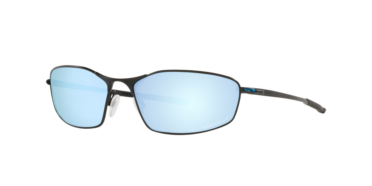 OO 4141 Oakley Whisker Satin Black / Prizm Deep Water Polarised 60 60